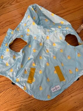 Dog Reversible Blue Duck Raincoat
